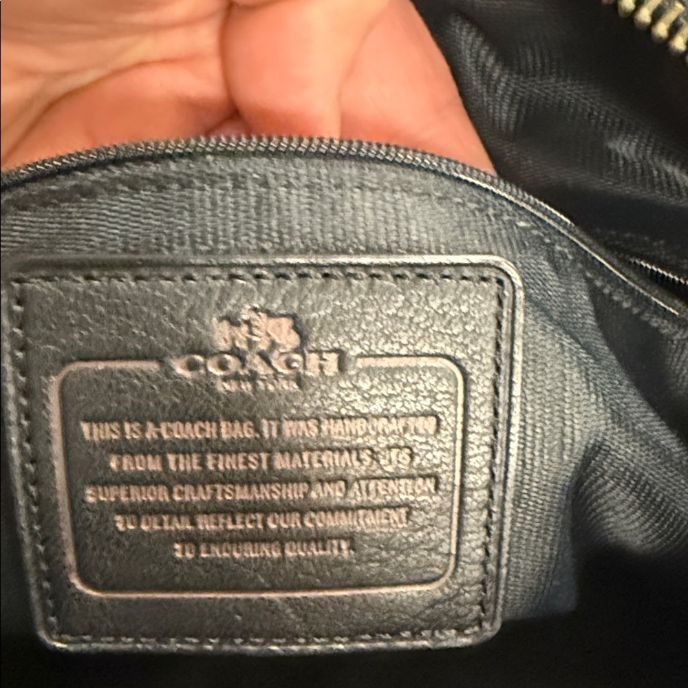 Coach Rhyder Satchel metallic Leather Bag - Picture 4 of 8